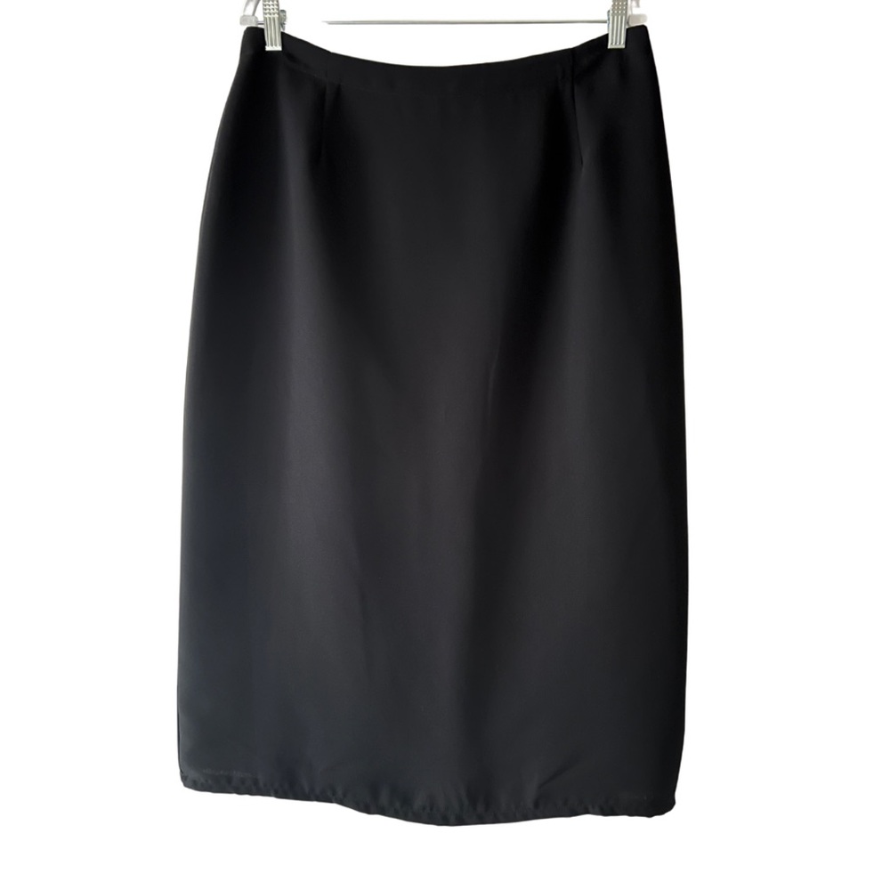 Michele Black Midi Pencil Skirt